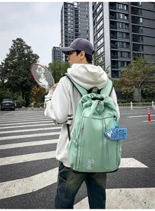 Sac a dos de grande capacite de loisir pour etudiants voyage en plein air vert sac tendance mode