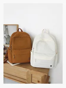 Sac à dos d'école décontracté style collège sac de jour pour femmes étudiants quotidien