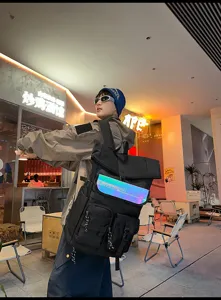 Sac à dos tactique de voyage extérieur grande capacité homme avec bande réfléchissante école