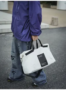 Bolso de hombro neutral de moda bolsa de viaje deportiva de lona para hombres y mujeres nuevo