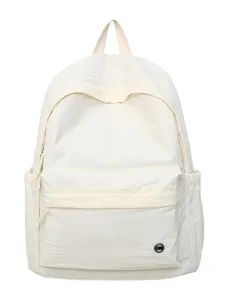 Sac à dos d'école d'étudiant décontracté minimaliste unie léger cartable quotidien tendance