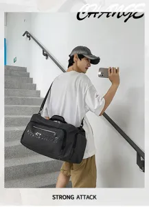 Large capacity fashion travel duffel bag for outdoor sports, gym and casual daily use.
