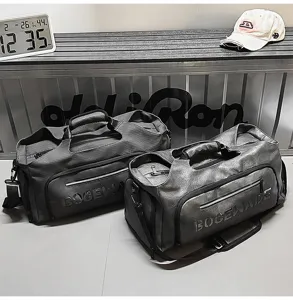 Large capacity travel duffel bag waterproof gym sports shoulder bag for outdoor use