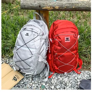Outdoor Freizeit Kordelzug Rucksack leichte Wandern Reisen Tagesrucksack Details.