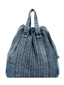 Sac à dos en denim lavé vintage décontracté grande capacité multifonctionnel voyage école sac