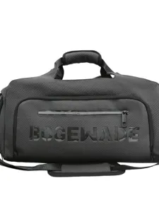 Large capacity dark grey travel duffel bag for outdoor sports, gym, and casual use.