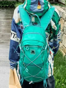 Outdoor grosser Kapazitaet Freizeit Kordelzug Rucksack leichte Wanderreise Sporttasche