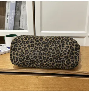 Leopardenmuster lässige Tragetasche für Damen, große Schultertasche für den Alltag.