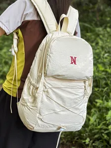Outdoor Wandern Kordelzug Rucksack Einfacher Leichter Nylon Daypack Große Kapazität Reise Rucksack Für Damen Und Herren