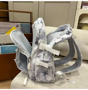 Modischer chinesischer Tintendruck großer Kapazität Schüler Rucksack Kunstdruck Schultasche