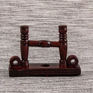Supporto in legno per ventaglio base espositore da tavolo per ventaglio di palazzo marrone
