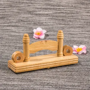 Supporto per ventaglio pieghevole in legno base espositore da tavolo per decorazione casa 1pz