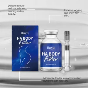 Detail view of Hoygi body care ampoule essence set showing smooth texture and hydration benefits.