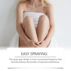 Gentle exfoliating body spray with fragrance-free formula for smooth and moisturized skin.