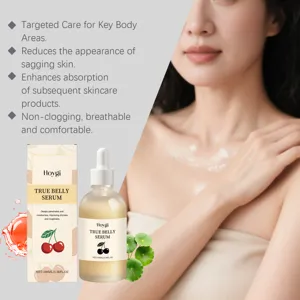 Dettaglio siero corpo con texture leggera, flacone con contagocce e cura nutriente della pelle.