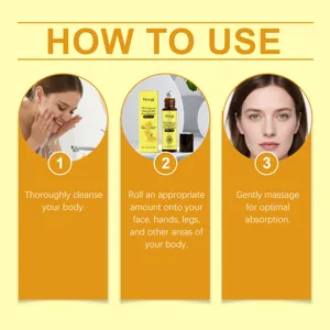 HOYGI Aceite Esencial Roll-On Diluido de Helichrysum 10ml para masaje hidratante diario.