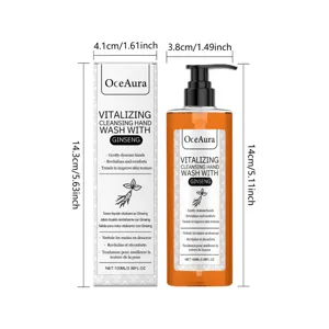 OceAura sapone mani al ginseng 100ml detergente idratante liquido con erogatore