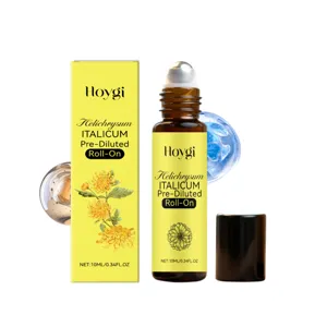 HOYGI Aceite Esencial Helichrysum Roll-On 10ml, cuidado corporal nutritivo y portátil principal.