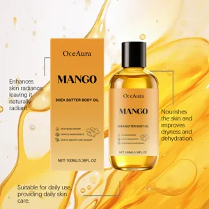OceAura Mango Shea Butter Body Oil 100ml Deep Nourishing And Moisturizing Skincare