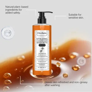 OceAura detergente mani al ginseng, formula di pulizia delicata e idratante per la cura quotidiana.