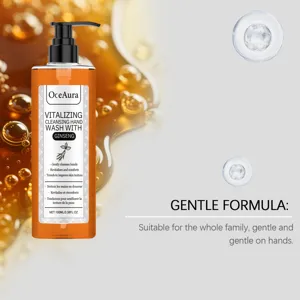 OceAura 100ml sapone mani al ginseng, formula detergente delicata per la cura quotidiana.