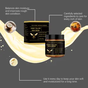 Crème visage au suif de miel hydratante en profondeur et nourrissante pour la peau 120g