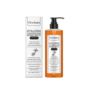 OceAura Sapone Mani al Ginseng 100ml pulizia delicata idratante rinfrescante per la pelle.