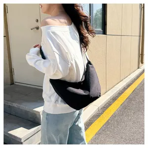 2025 nuevo bolso de hombro informal estilo japonés, gran capacidad bolso cruzado de trabajo.