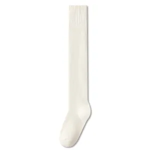 Women's Winter Thickened Thermal Over The Knee Socks Solid Color High Tube Long Socks Cotton Blend Warm Boot Socks