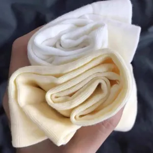Women seamless mid tube cotton socks candy color stacked style white spring autumn daily wear