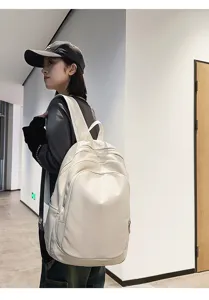 Grand sac a dos en cuir PU pour hommes cartable d'affaires de banlieue quotidienne.