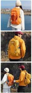 Outdoor-Wanderrucksack mit Nylonschnalle, großes Fassungsvermögen für Reisen und Bergsteigen.