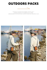 Bolso cruzado de hombro unisex colorido de moda al aire libre para teléfono y deporte.
