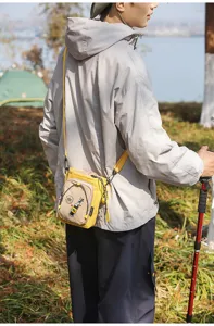 Bolso cruzado de senderismo al aire libre elegante bolso de teléfono unisex para viajes