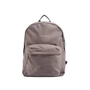 Minimalistischer Buchstaben-Druck großer Kapazität Studentenrucksack für den täglichen Gebrauch.