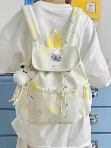 Niedlicher japanischer Harajuku Sternen-Rucksack mit grossem Kapazitat fur die Schule.