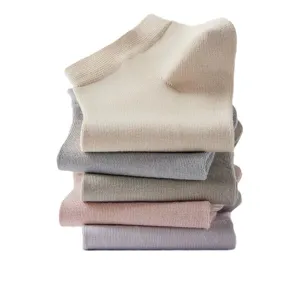 Calzini bassi tinta unita in cotone da donna, traspiranti, antiodore, set primavera