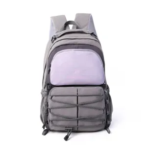 Large capacity stylish college style backpack for school travel and outdoor sports