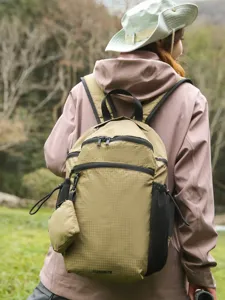 Sac à Dos Extérieur à Motifs à Carreaux Grande Capacité Style Harajuku Pour Femmes Voyage Yoga Gym Fitness Avec Pochette