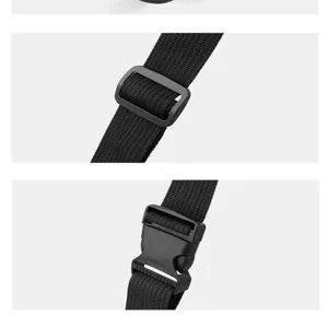 Brusttasche Gurt Detail verstellbares Nylon Gurtband langlebiger Kunststoffschnallen Verschluss