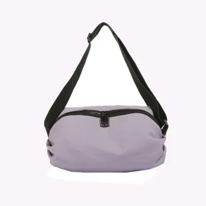 Lightweight nylon candy-colored crossbody chest bag for women, stylish casual daily shoulder purse.