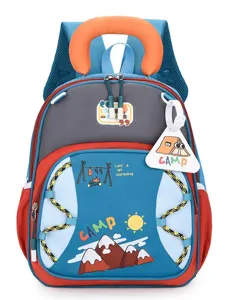 Cartable d'école mignon coloré pour enfants maternelle garçons filles design camp