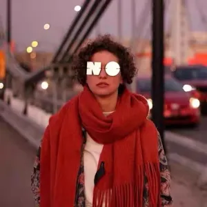 Neuartige Buchstaben NO Form rahmenlose Sonnenbrille lustige Party Mode Brille Streetstyle.