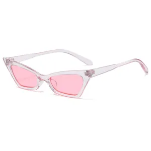 Retro Katzenaugen Sonnenbrille Für Damen UV400 Schutz Kleiner Rahmen Mini Mode Sonnenbrille Outdoor Trendy Brillen Geschenk