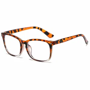 Gafas de Lectura Anti Luz Azul Unisex Cuadrado Vintage Montura de PC Lente de Resina Gafas Con Remaches de Metal para Oficina Diario