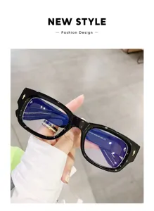 Schwarze dicke blaulichtfilter brille mode quadratische optische brille neuer stil