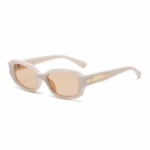 Lunettes de soleil carrées tendance style européen et américain pour femmes et hommes.