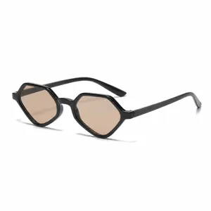 Lunettes de Soleil Géométriques Triangle Petite Monture Mode Personnalité UV400 PC AC pour Hommes Femmes Hip Hop Tendance