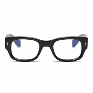 Retro dicke schwarze Brille Blaulichtfilter stilvolle optische Brillen fuer den taeglichen Gebrauch