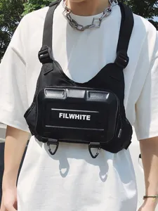 Trendige taktische Brusttasche für Herren, multifunktionale Streetwear Westentasche Outdoor.